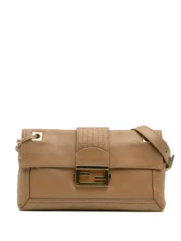 Fendi Pre-Owned: Коричневая сумка через плечо 
