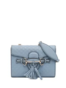 Gucci Pre-Owned: Голубая сумка через плечо 