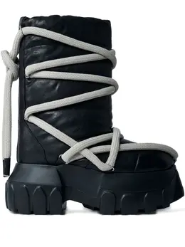 Rick Owens: Чёрные ботинки 
