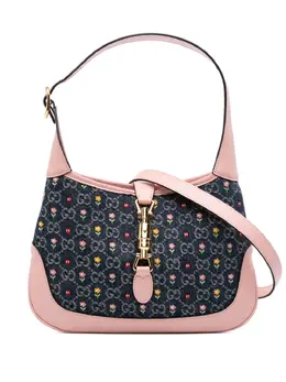 Gucci Pre-Owned: Сумка через плечо с растительным принтом 