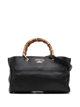 Gucci Pre-Owned: Чёрная сумка-шоппер 