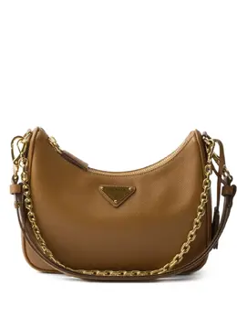 Prada: Коричневая сумка 