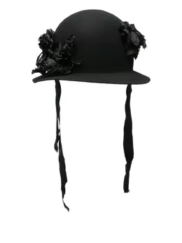 Comme des Garçons Homme Plus: Шляпа с растительным принтом 