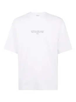 Off-White: Футболка с принтом 