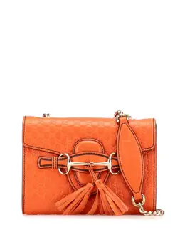 Gucci Pre-Owned: Оранжевая сумка через плечо 