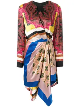 Etro: Многоцветное платье 