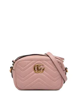 Gucci Pre-Owned: Розовая сумка через плечо 