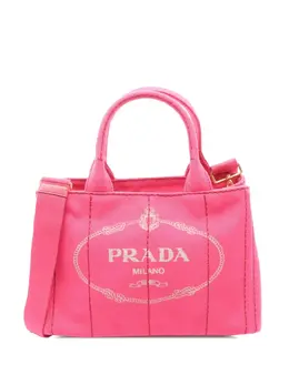 Prada Pre-Owned: Розовая сумка 