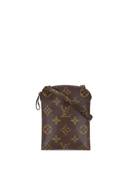 Louis Vuitton Pre-Owned: Коричневая сумка через плечо 