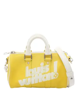 Louis Vuitton Pre-Owned: Жёлтая сумка 