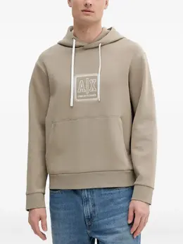 Armani Exchange: Бежевая толстовка 