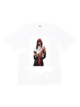 Supreme: Белая футболка 