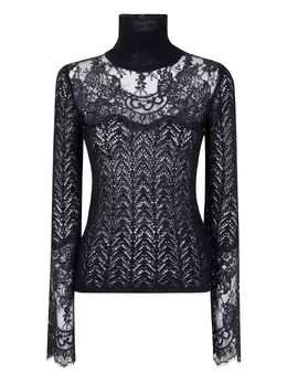 Blumarine: Кружевное свитер 