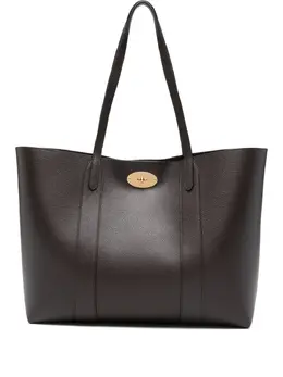 Mulberry: Коричневая сумка-шоппер  Bayswater