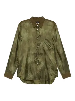 Comme des Garçons Homme Plus: Атласная рубашка 