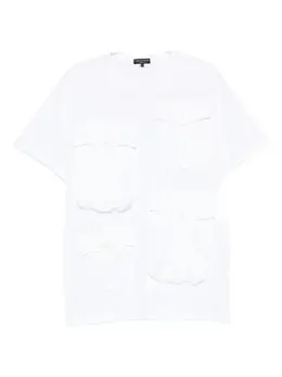 Comme des Garçons Homme Plus: Футболка с карманами 