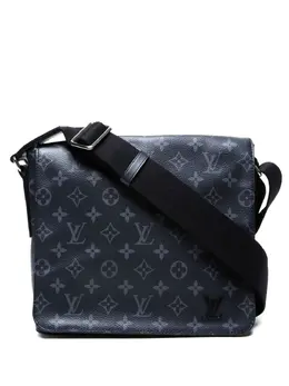 Louis Vuitton Pre-Owned: Чёрная сумка 