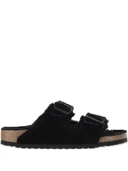 Birkenstock: Чёрные сандалии 