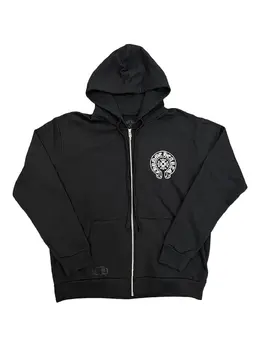 Chrome Hearts: Чёрная толстовка 