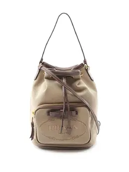 Prada Pre-Owned: Коричневая сумка 