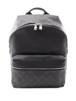 Louis Vuitton Pre-Owned: Чёрный рюкзак 