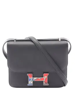 Hermès Pre-Owned: Чёрная сумка через плечо 