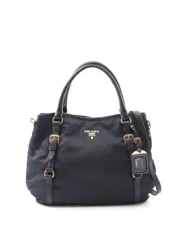Prada Pre-Owned: Голубая сумка 