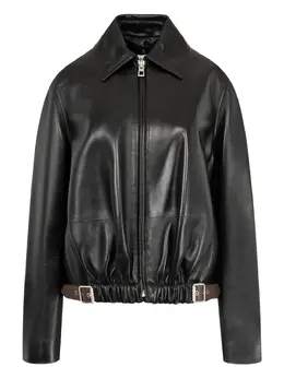 LOEWE: Кожаная куртка 