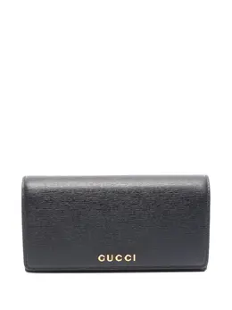 Gucci Pre-Owned: Чёрный кошелёк 