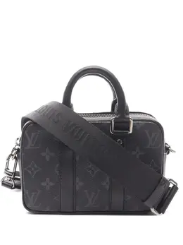 Louis Vuitton Pre-Owned: Чёрная сумка 