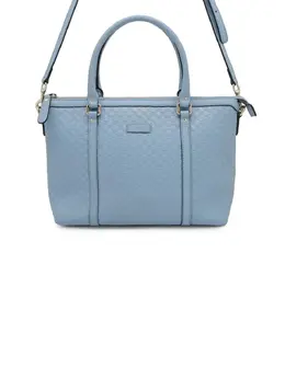 Gucci Pre-Owned: Голубая сумка 