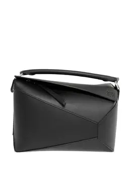 LOEWE: Чёрная сумка через плечо  Puzzle