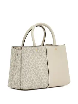 Michael Michael Kors: Белая сумка-шоппер 