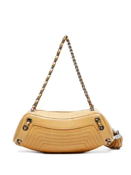 CHANEL Pre-Owned: Бежевая сумка 