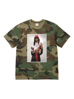 Supreme: Зелёная футболка 