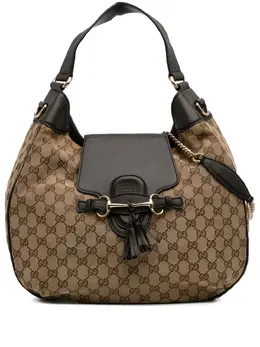 Gucci Pre-Owned: Коричневая сумка 