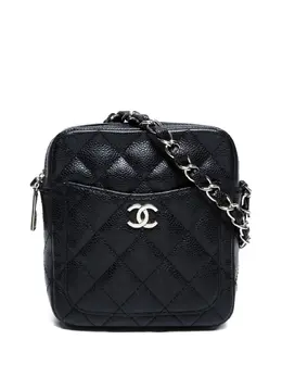 CHANEL Pre-Owned: Чёрная сумка 