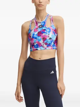 adidas by Stella McCartney: Голубой бюстгальтер 