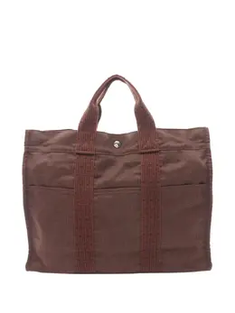 Hermès Pre-Owned: Коричневая сумка-шоппер 