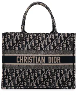 Christian Dior Pre-Owned: Голубая сумка-шоппер 