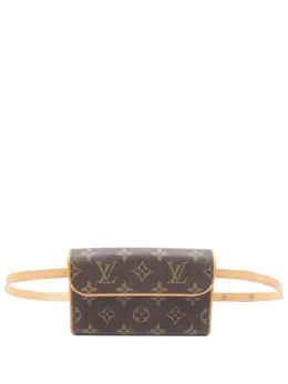 Louis Vuitton Pre-Owned: Коричневая поясная сумка 