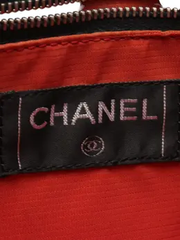 CHANEL Pre-Owned: Чёрная сумка-шоппер 