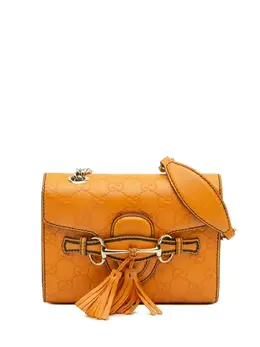 Gucci Pre-Owned: Оранжевая сумка через плечо 