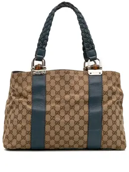 Gucci Pre-Owned: Коричневая сумка-шоппер 