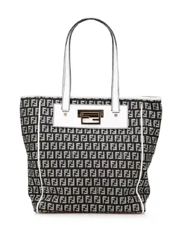 Fendi Pre-Owned: Чёрная сумка-шоппер 