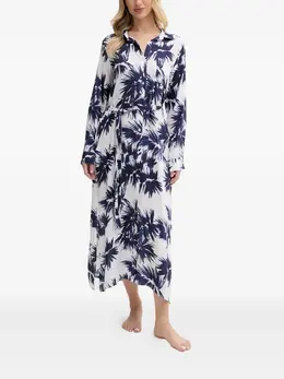 DKNY: Рубашка с растительным принтом 