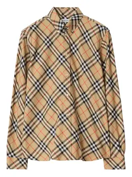 Burberry: Хлопковая рубашка 