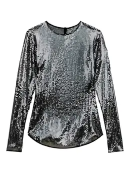 ISABEL MARANT: Топ с блёстками 