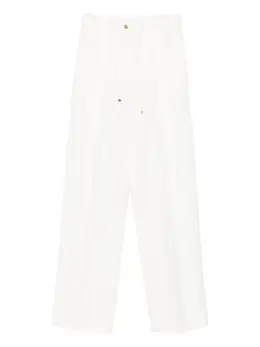 Moncler: Белые брюки 
