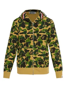 A BATHING APE®: Зелёная толстовка 